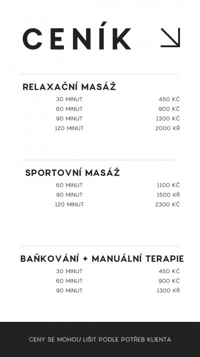 Další informace - Ceník - fotografie 1