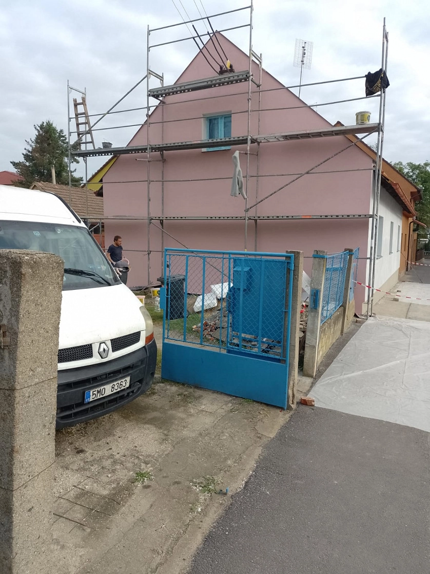 Práce v portfoliu - Zhotovení fasádx - fotografie 2