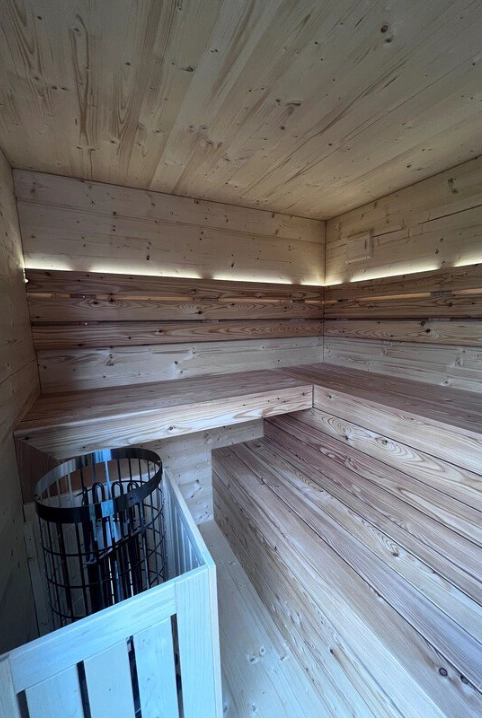 Práce v portfoliu - Realizace finské sauny