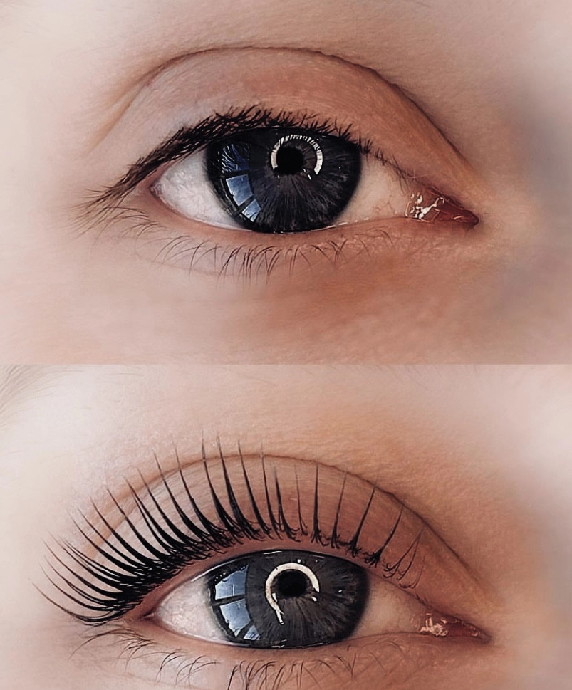 Práce v portfoliu - Ламинация ресниц