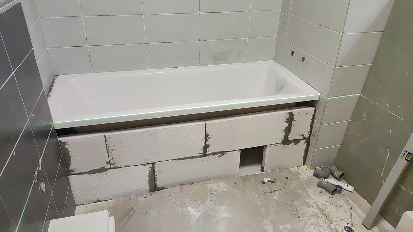 Práce v portfoliu - Монтаж ванной - fotografie 2