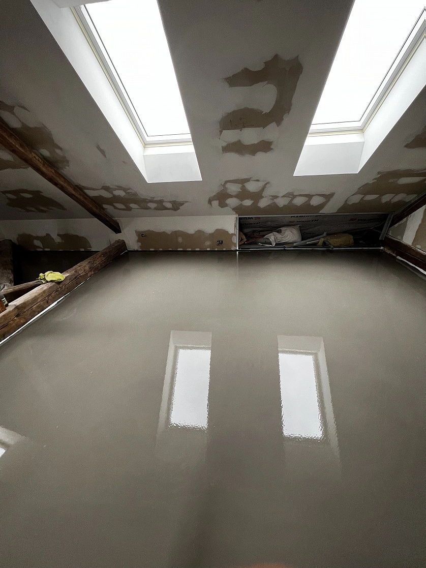 Práce v portfoliu - Nivelace podlah