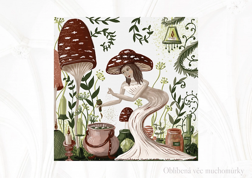 Работа портфолио - Иллюстрации на тему "Ботанические секреты" - фото 3