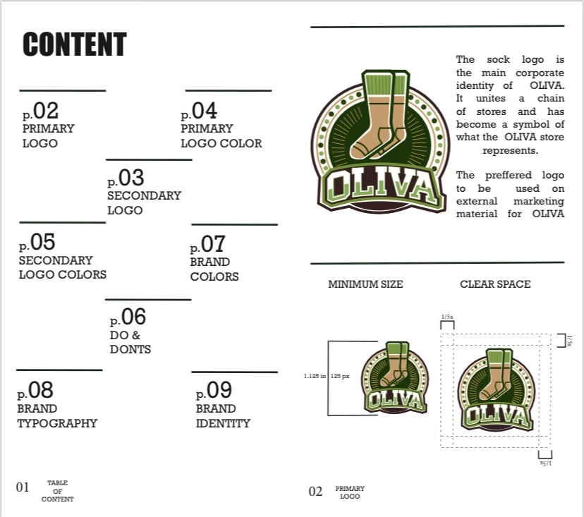 Práce v portfoliu - Brendbook