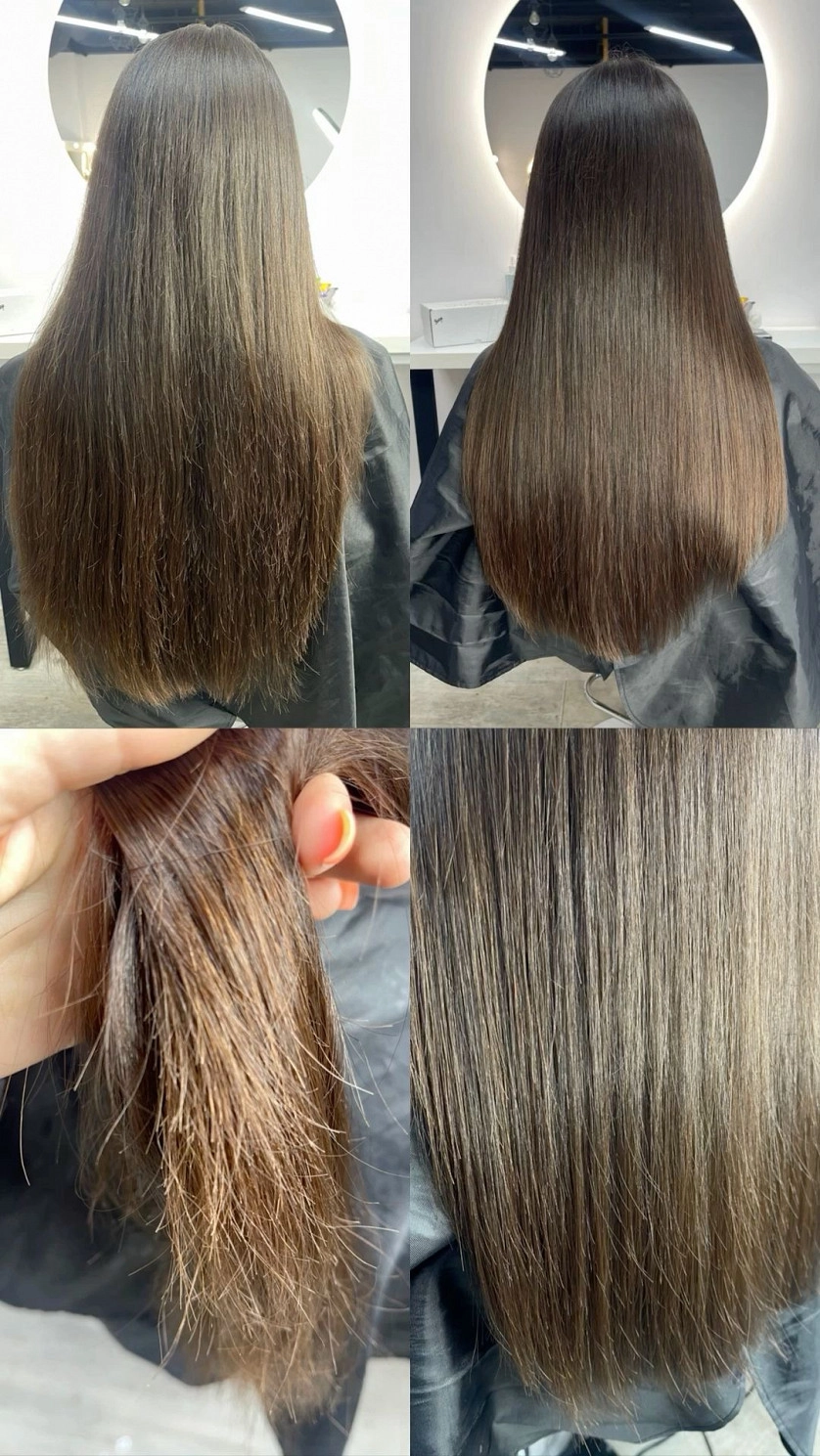 Práce v portfoliu - Полировка волос