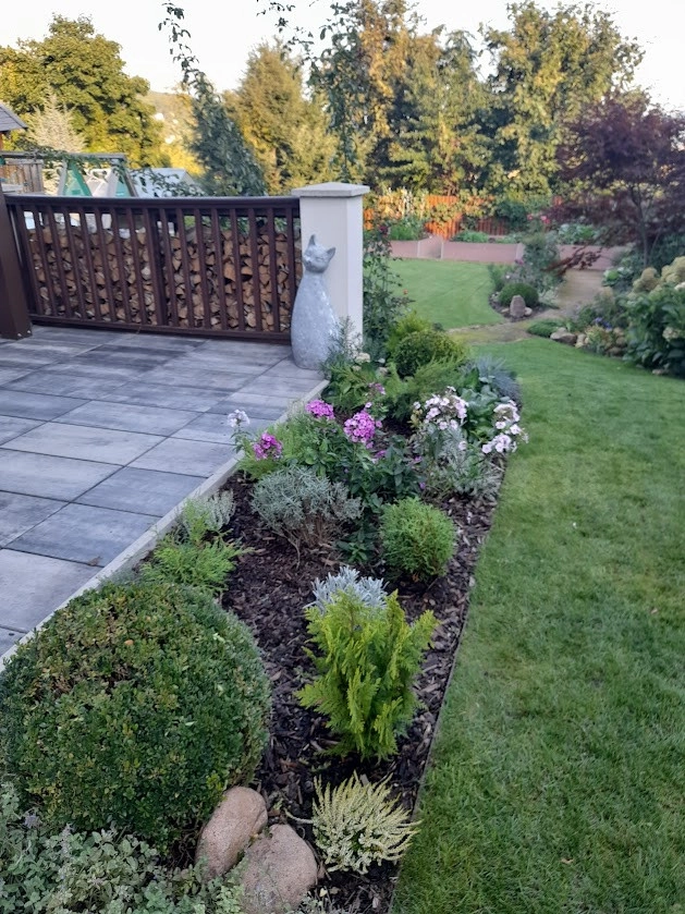 Práce v portfoliu - Уборка и обновление входной зоны, покос газона - fotografie 2