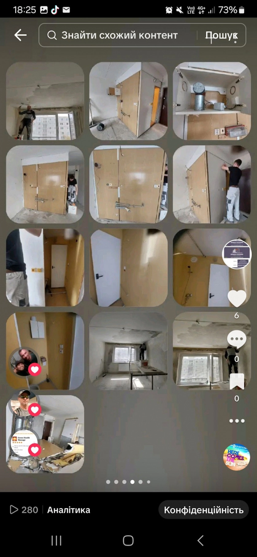 Práce v portfoliu - Stavební práce