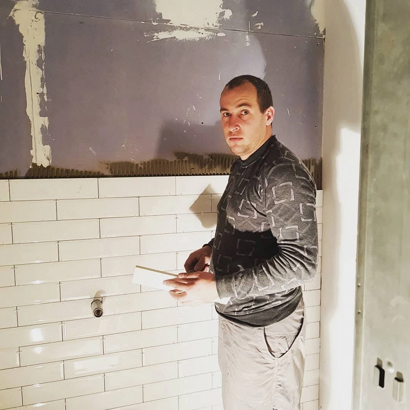 Práce v portfoliu - Obklady koupelny