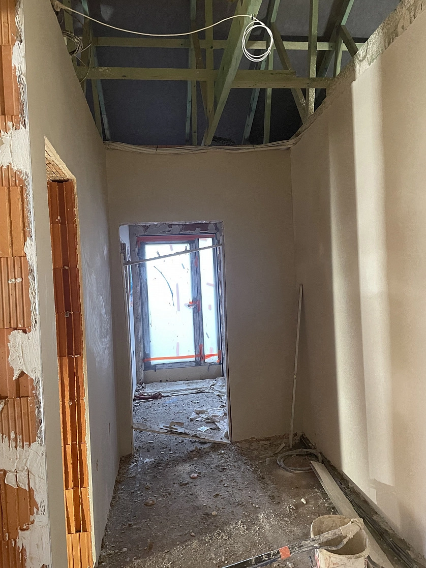 Práce v portfoliu - sadrova omytka sten - fotografie 6