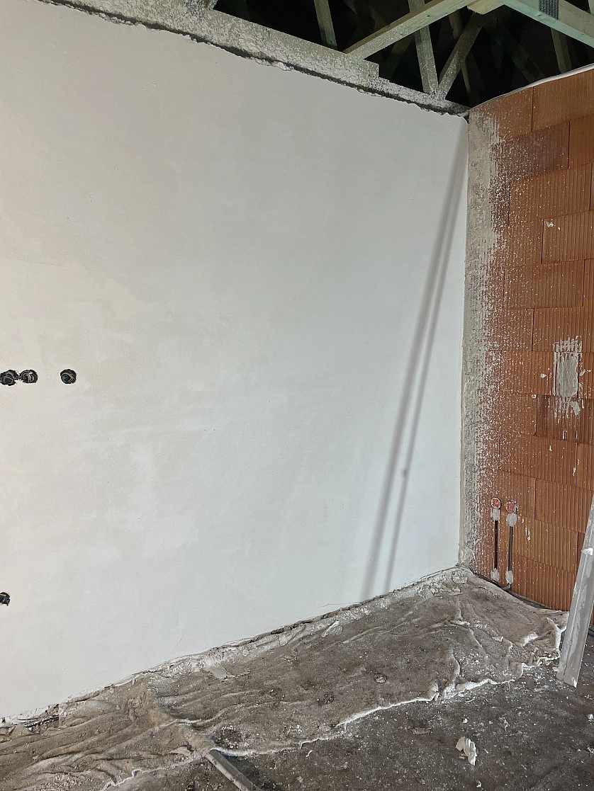 Práce v portfoliu - sadrova omytka sten - fotografie 4