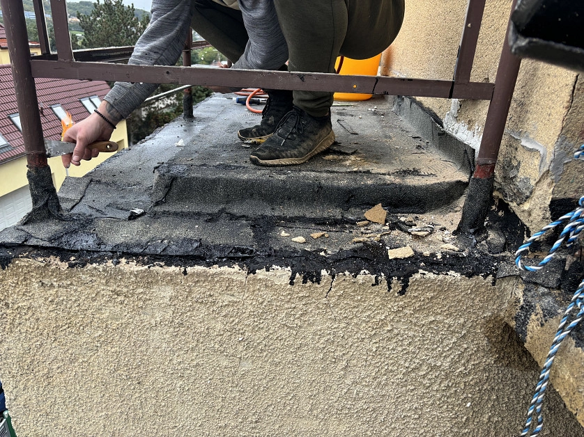 Práce v portfoliu - Rekonstrukce balkonu - fotografie 2