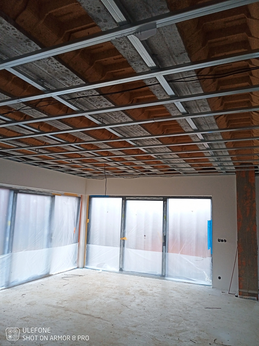 Práce v portfoliu - Montáž sádrokartonu