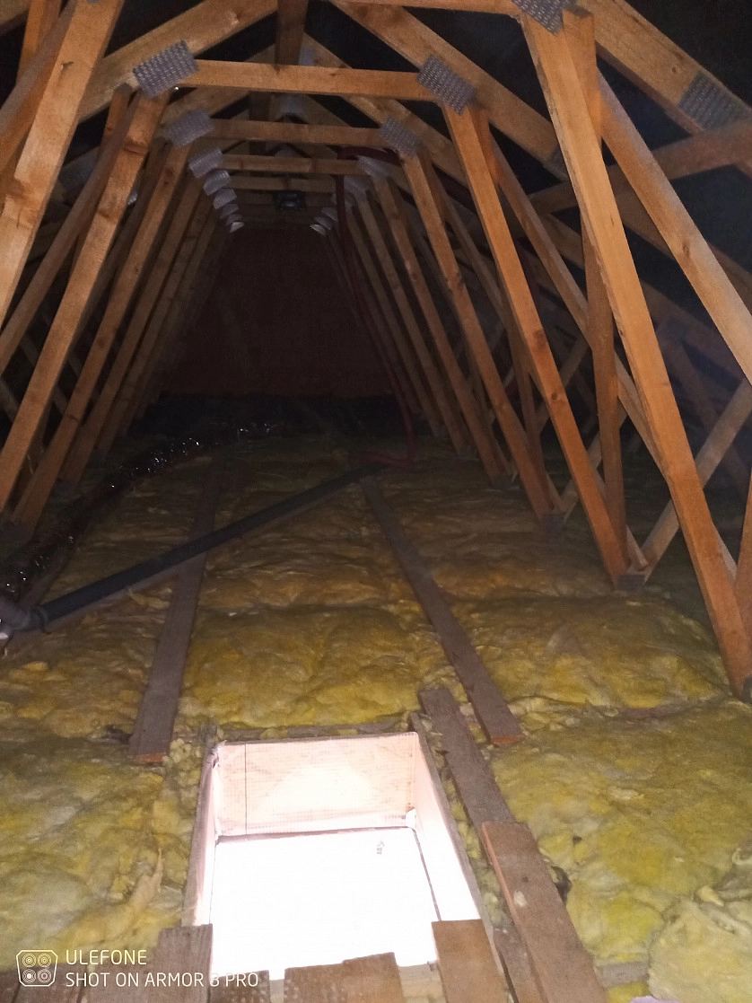 Práce v portfoliu - Zateplení půdy