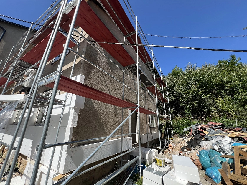 Práce v portfoliu - zateplení fasády - fotografie 4