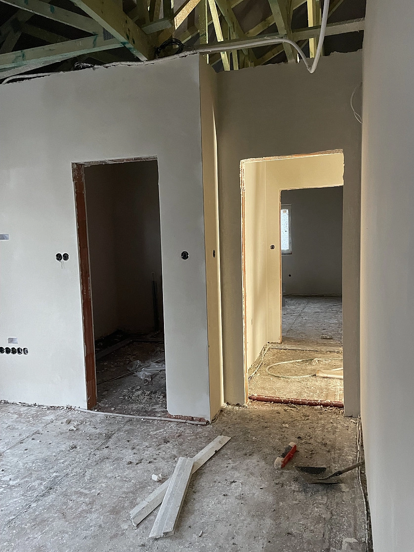 Práce v portfoliu - штикатурка стен