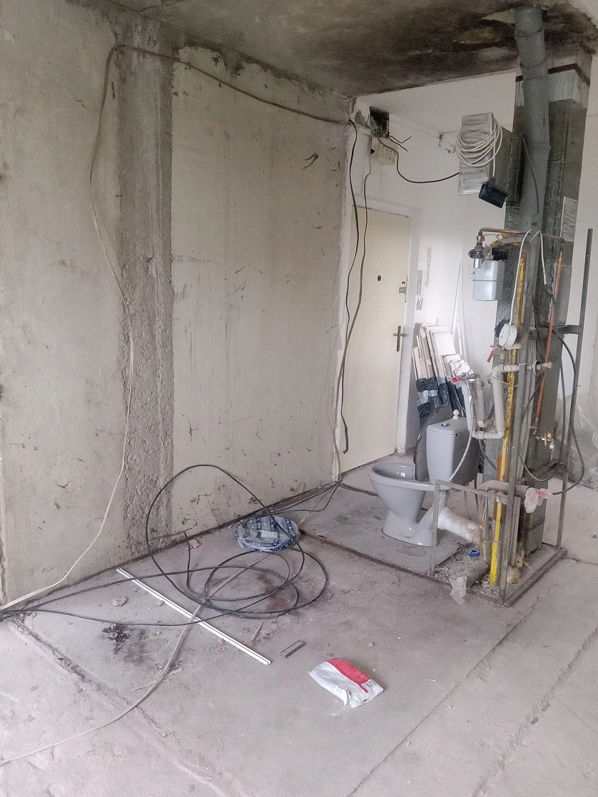 Práce v portfoliu - Stavba bytového jádra - fotografie 3