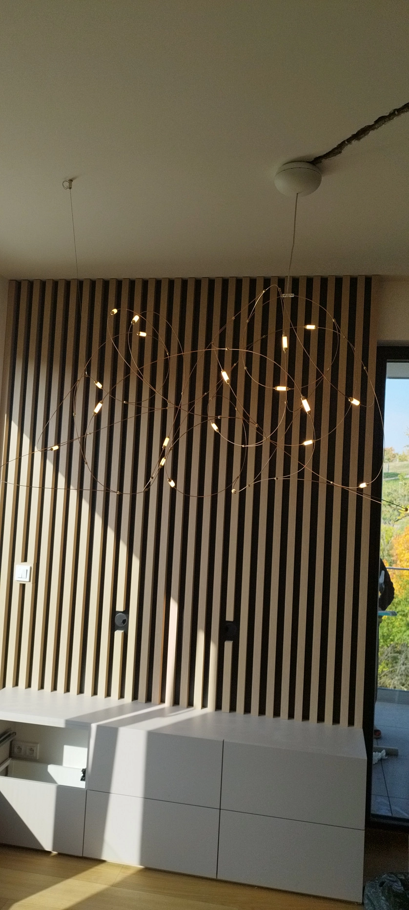 Práce v portfoliu - Монтаж разных светильников