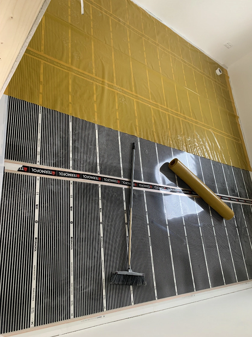 Práce v portfoliu - instalace teplé podlahy - fotografie 4