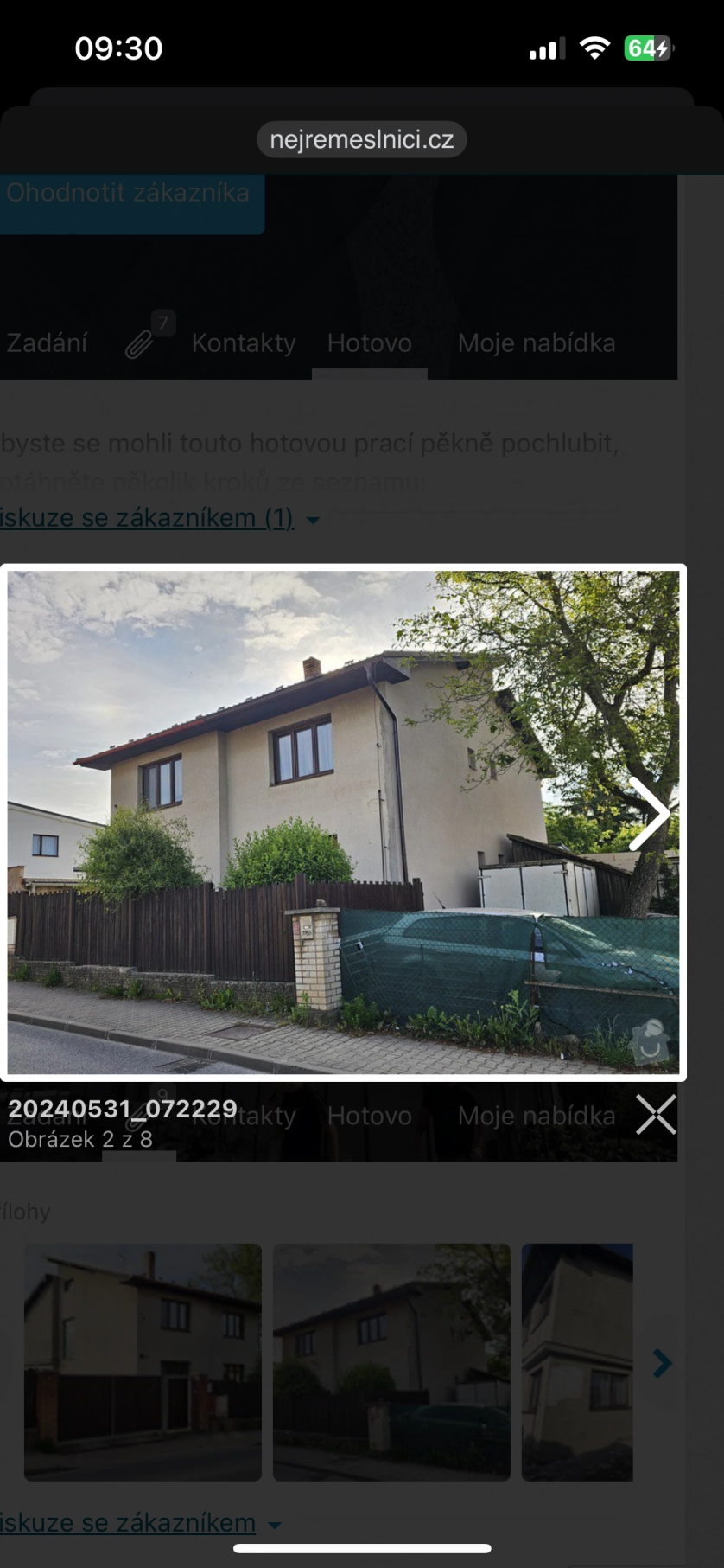 Portfolio work - Fasada,keronstrukce jedneho pokoje,stave opěrné zídky a obloženi klinkerem - photo 2