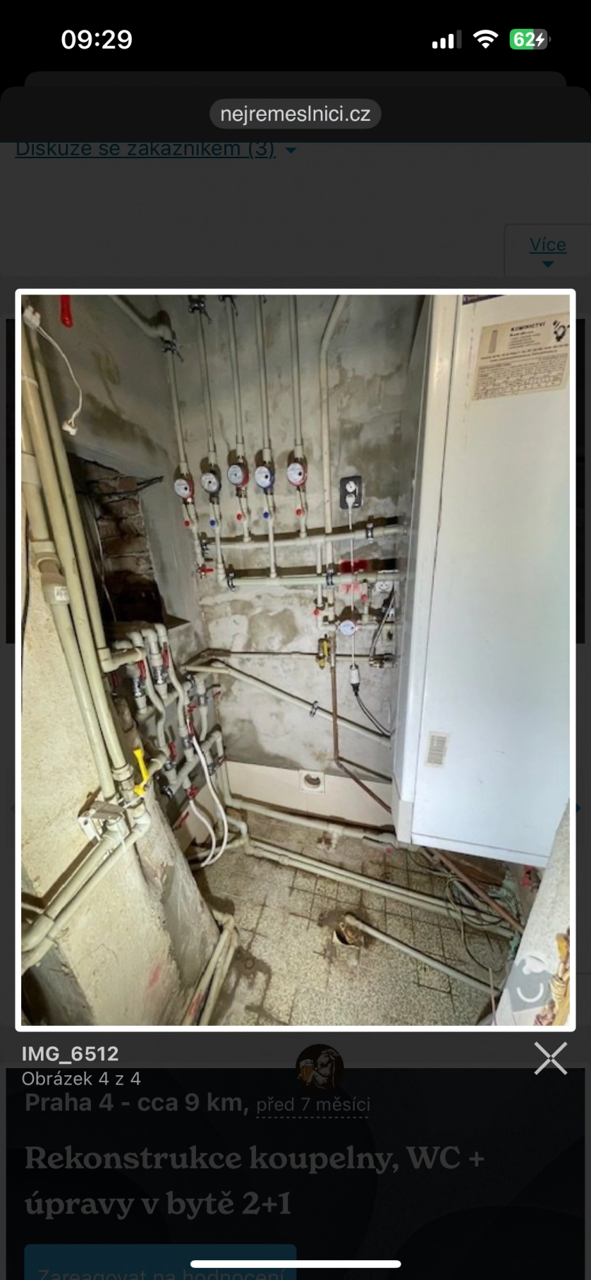 Portfolio work - Oprava rozvodů v kotelně - photo 3