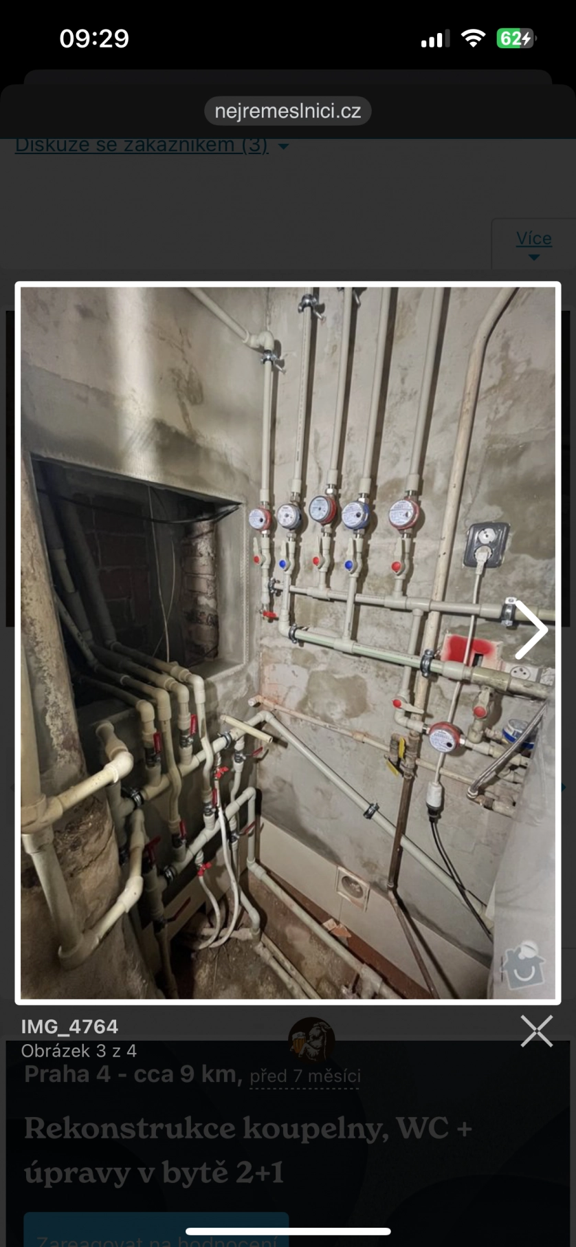 Portfolio work - Oprava rozvodů v kotelně - photo 4