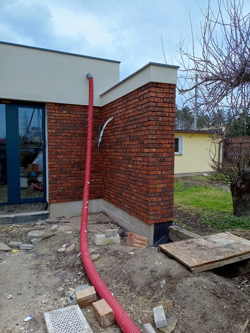 Práce v portfoliu - Облицовка клинкер - fotografie 2