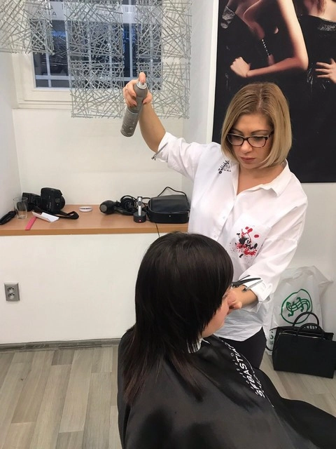 Práce v portfoliu - Окрашивание