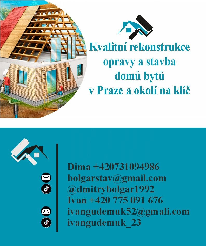 Práce v portfoliu - Будівельні візитки