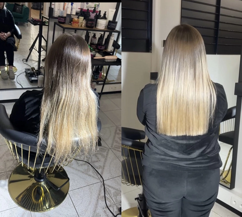 Práce v portfoliu - Obnova vlasů, keratin, Botox - fotografie 3