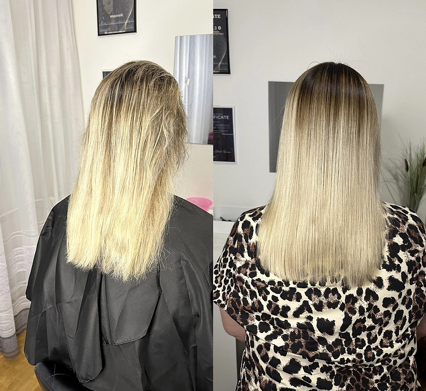 Práce v portfoliu - Obnova vlasů, keratin, Botox