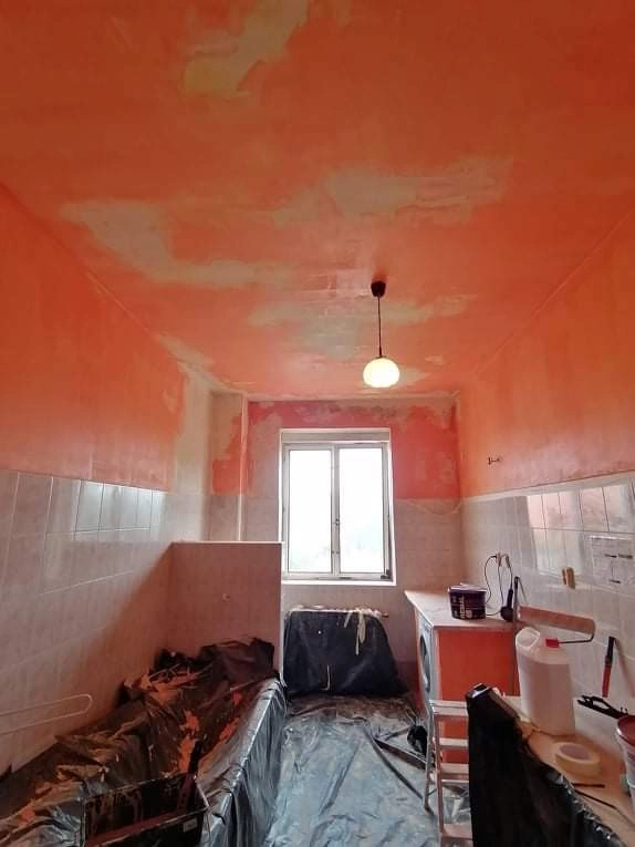 Práce v portfoliu - Malování koupelny