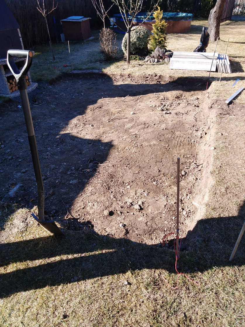 Práce v portfoliu - Vybudování sezení u krbu