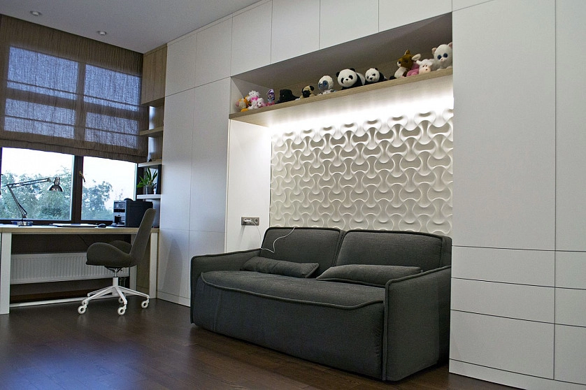 Práce v portfoliu - Дизайн интерьера квартиры 180м2 - fotografie 6