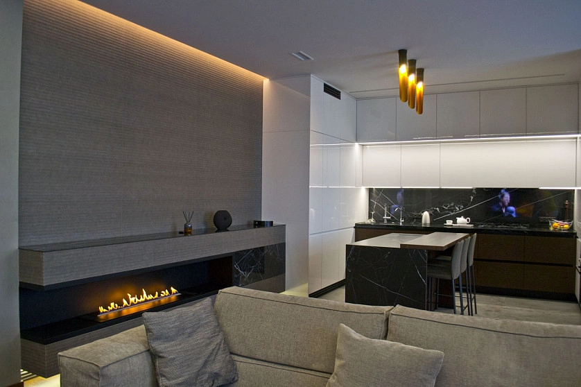 Práce v portfoliu - Дизайн интерьера квартиры 180м2