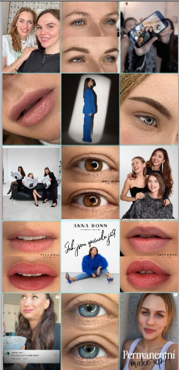 Práce v portfoliu - Студия перманентного макияжа
