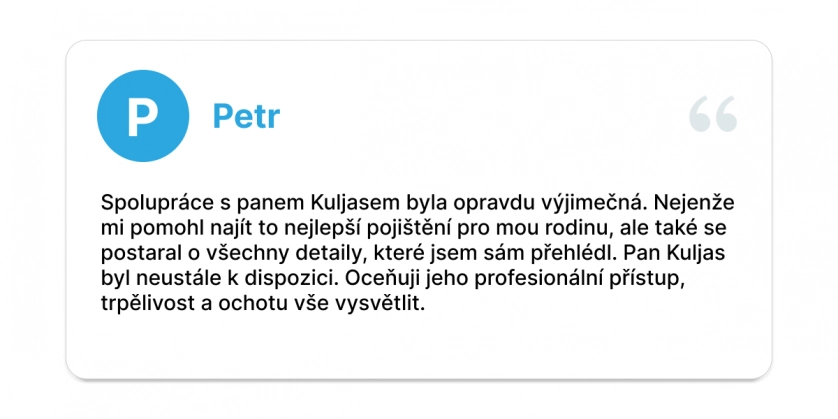Práce v portfoliu - Co o mně říkají klienti / What my clients say / Что говорят мои клиенты