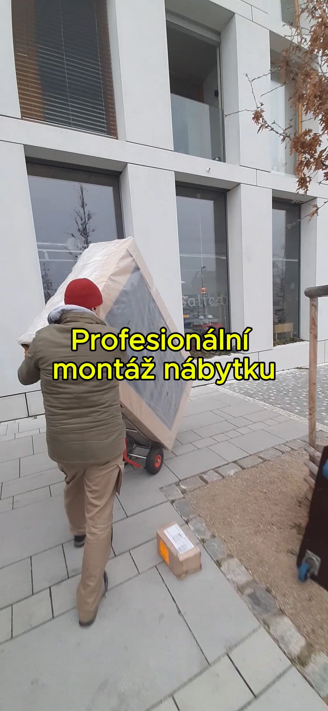 Doručení a montáž rohové pohovky